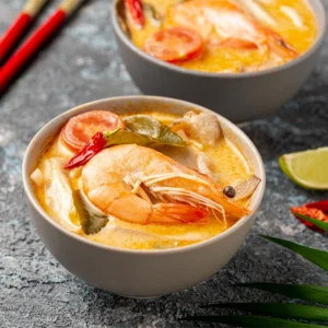 Prawns Soup with Lemon Grass